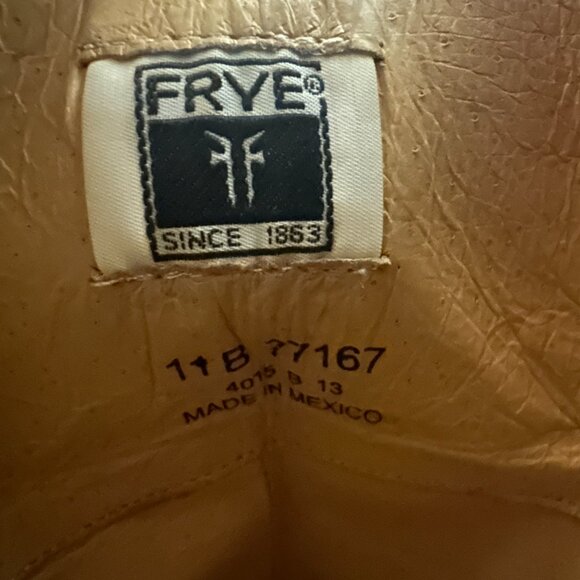 Frye Brown Leather Wide Calf Melissa Boots - Size 11 - Picture 7 of 8